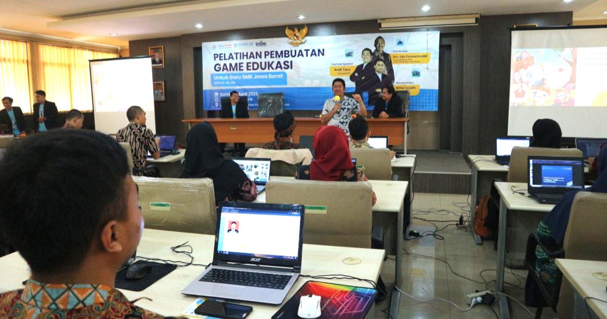 Pelatihan Pembuatan Game Edukasi untuk Guru SMK Jawa Barat Kolaborasi DISDIK Jabar dengan Educa